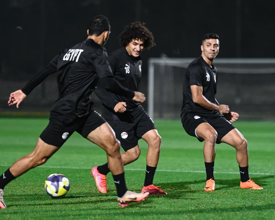 <strong>مران منتخب مصر </strong>