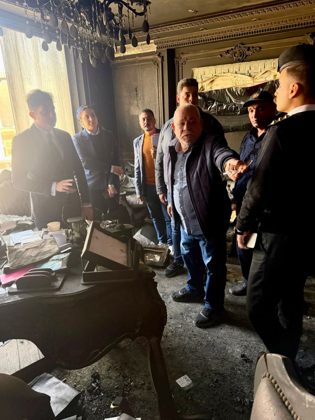 جانب من المعاينة