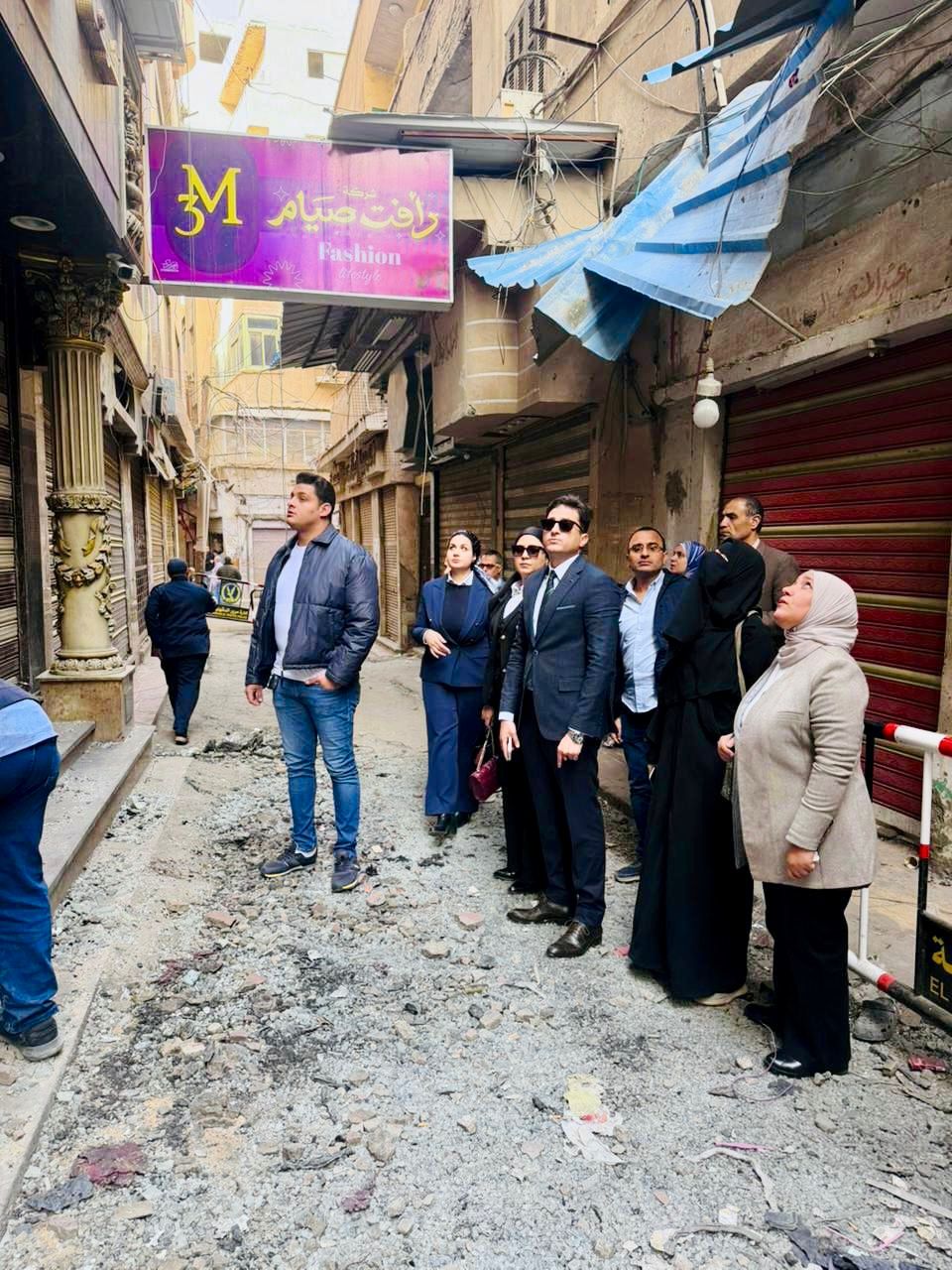 جانب من المعاينة