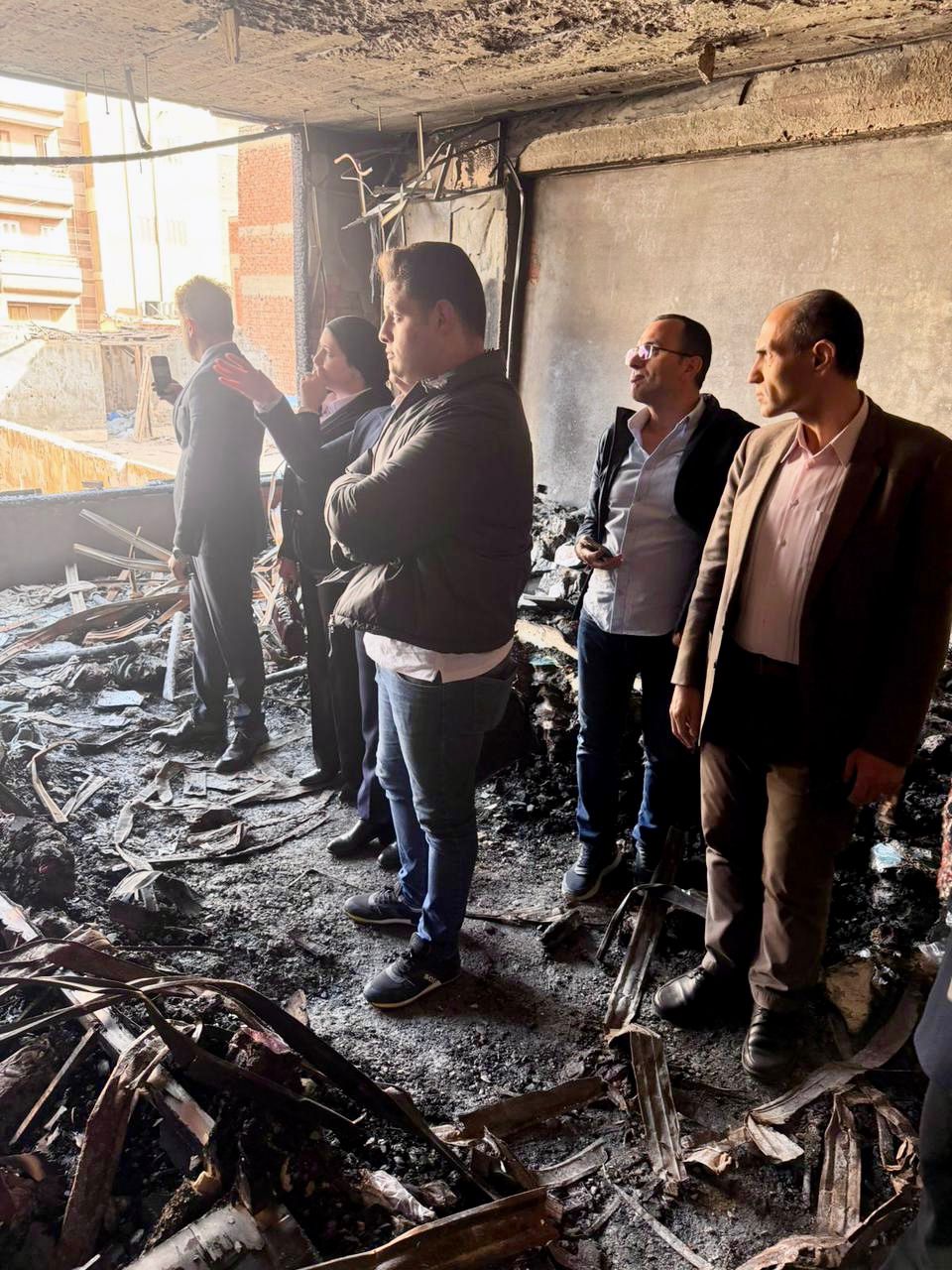 جانب من المعاينة