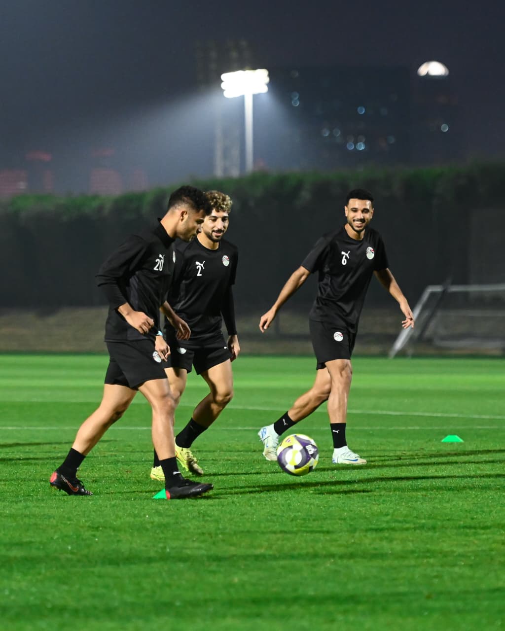 <strong>مران منتخب مصر </strong>