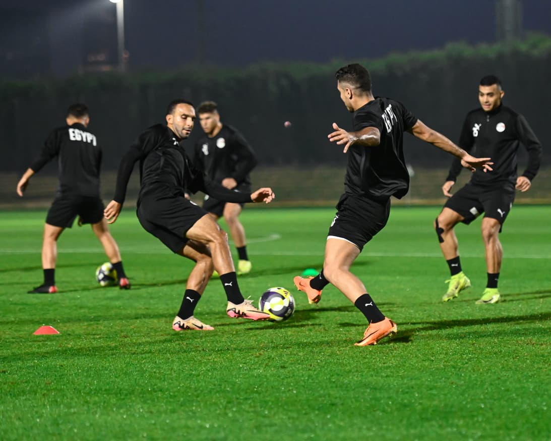 <strong>مران منتخب مصر </strong>