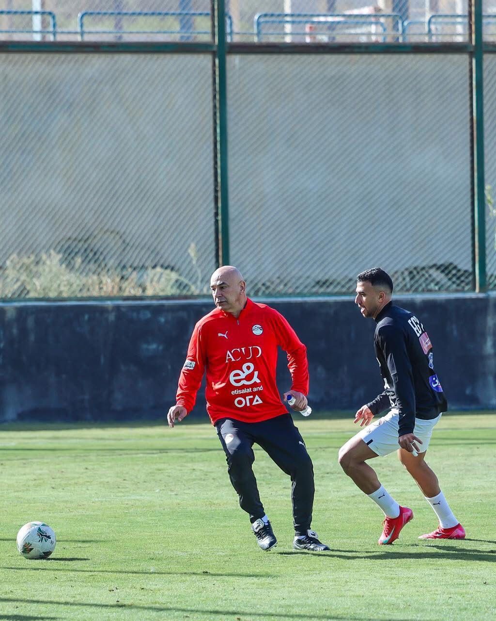 منتخب مصر يخوض تدريب صباحي بمركز المنتخبات الوطنية