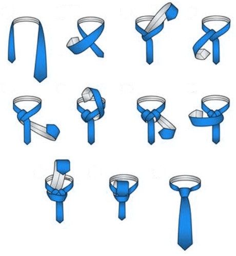 طريقة ربط الكرفتة بالصور