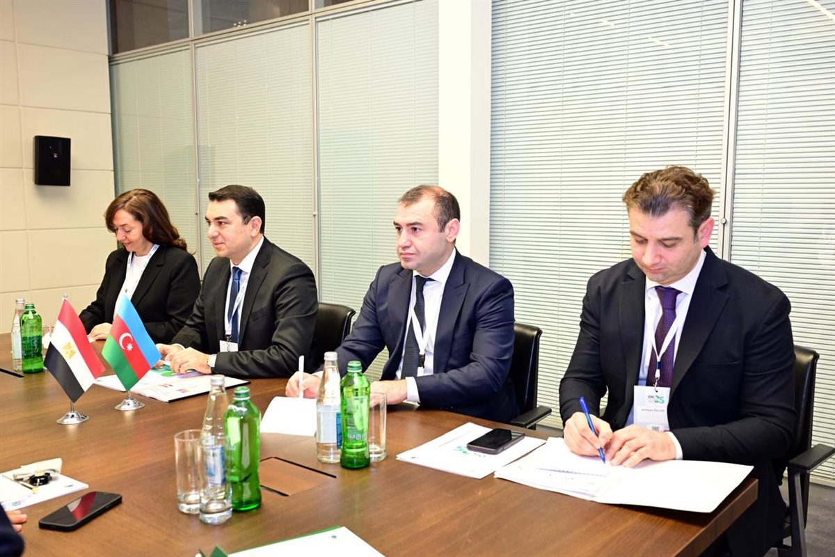 وزير الثقافة المصري خلال لقاء نظيره الأذربيجاني