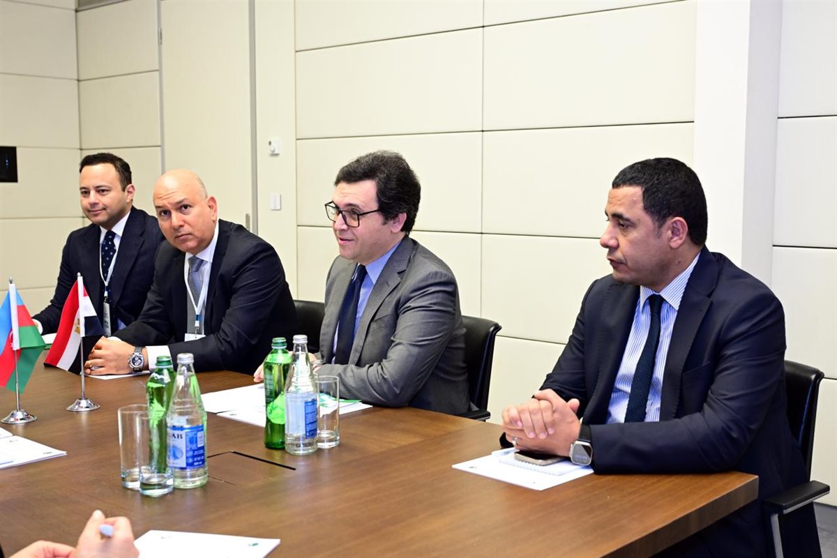 وزير الثقافة المصري خلال لقاء نظيره الأذربيجاني