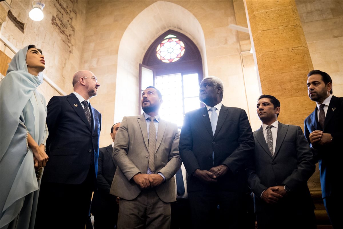 أعضاء لجنة تحكيم جائزة زايد للأخوة الإنسانيَّة يزورون الجامع الأزهر ويشيدونَ بمسيرته في بناء الجسور بين الثَّقافات