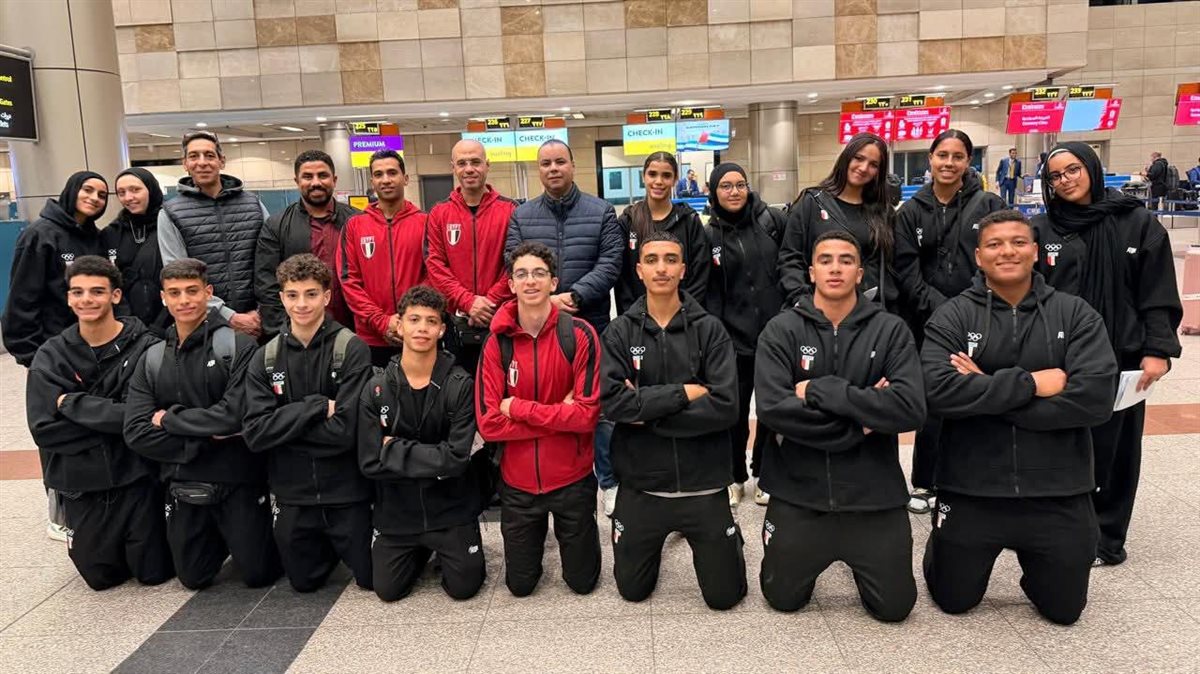 <strong>الفوج الأول للبعثة المصرية يغادر إلى أنجولا للمشاركة في دورة الألعاب الإفريقية للشباب</strong>