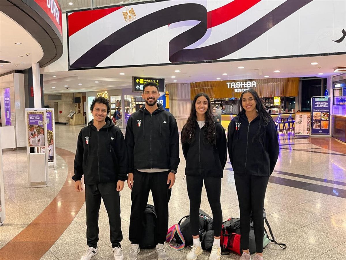 <strong>الفوج الأول للبعثة المصرية يغادر إلى أنجولا للمشاركة في دورة الألعاب الإفريقية للشباب</strong>