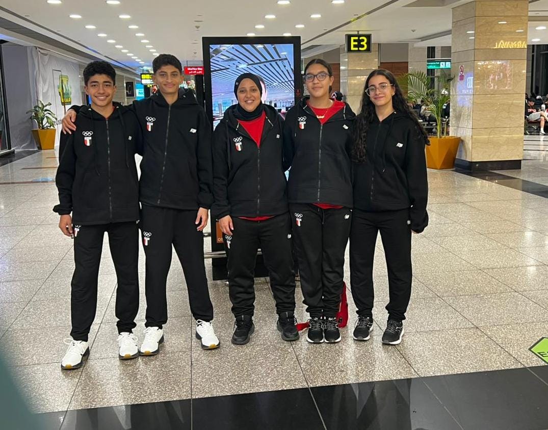 <strong>الفوج الأول للبعثة المصرية يغادر إلى أنجولا للمشاركة في دورة الألعاب الإفريقية للشباب</strong>