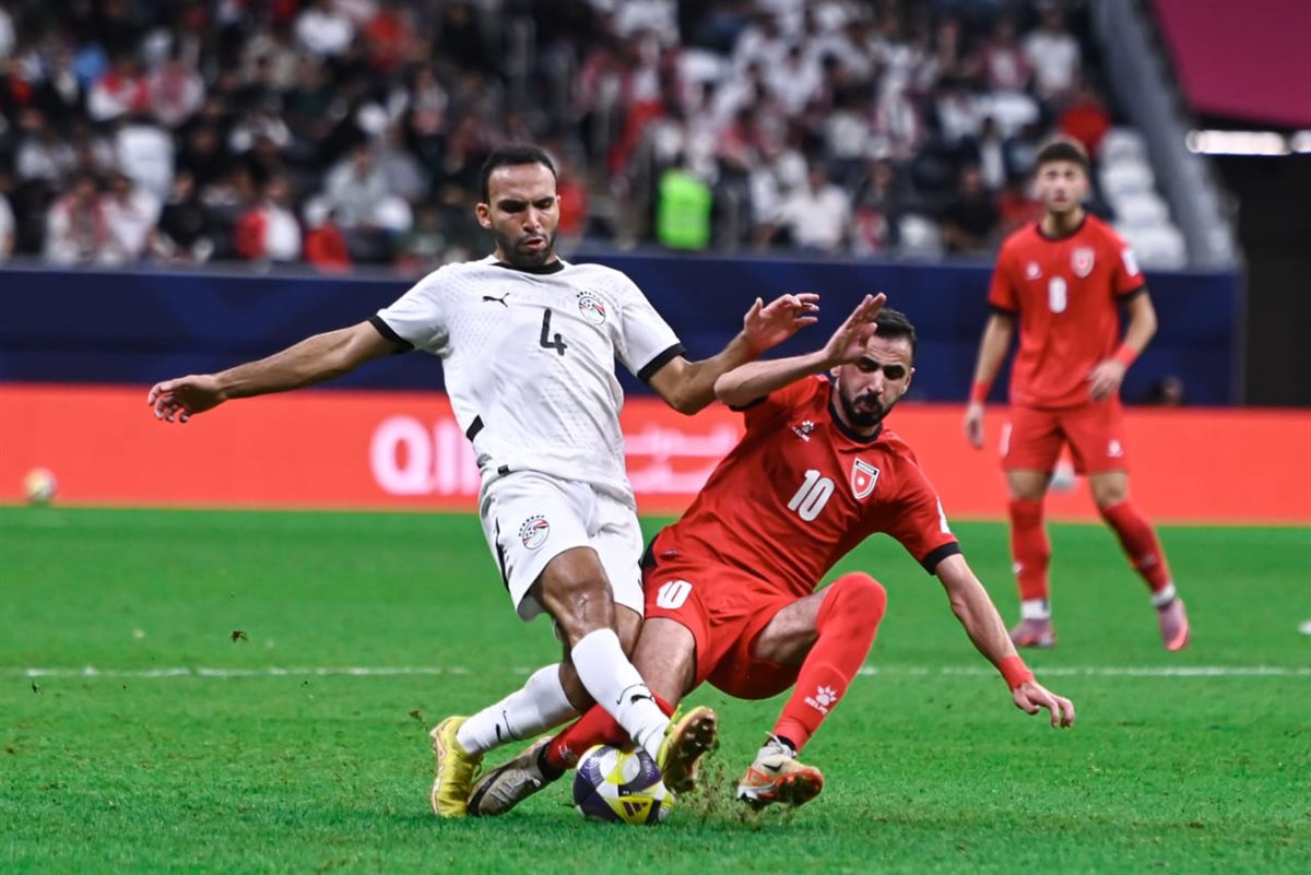 مباراة مصر والأردن في كأس العرب