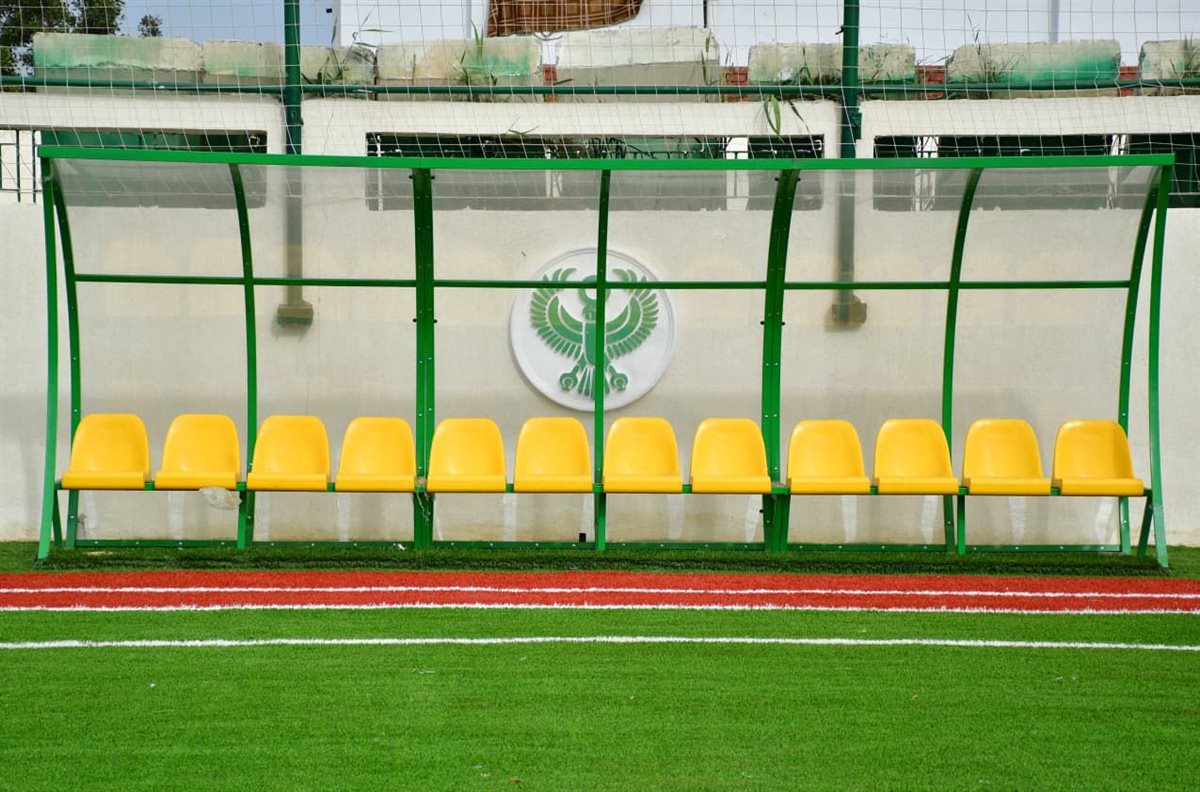 ملعب السيد متولي الخاص بـ المصري البورسعيدي اليوم بعد انتهاء عملية تطويره