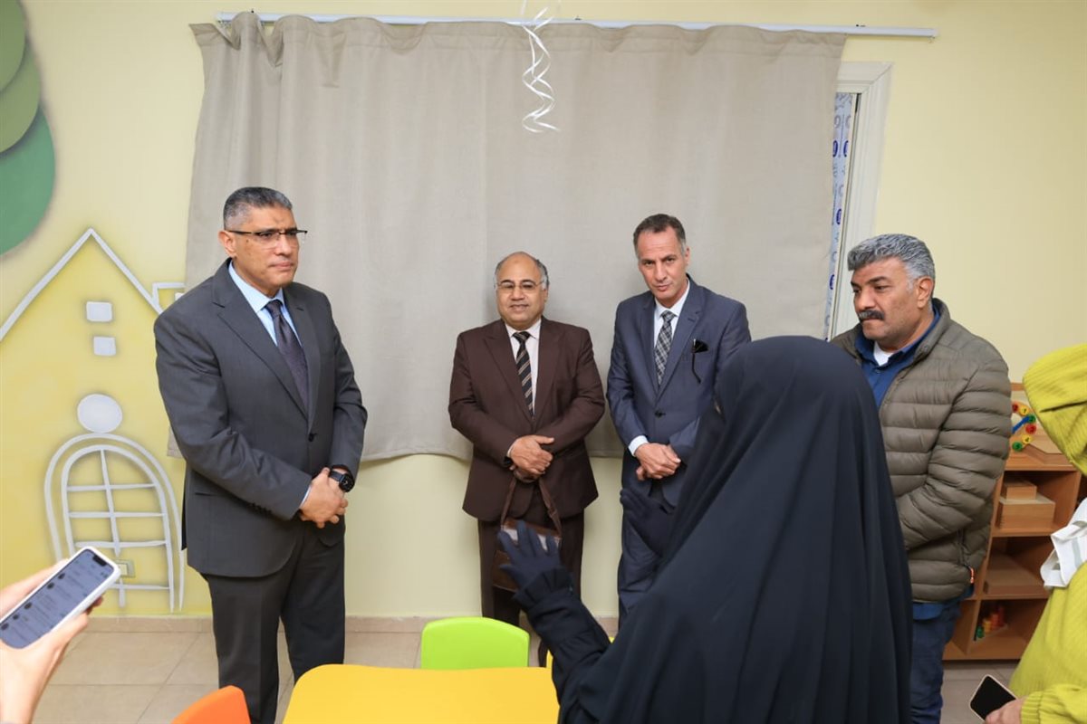 محافظ الجيزة يتفقد الاستعدادات النهائية قبل افتتاح المجمع الخدمي بمساكن روضة السودان