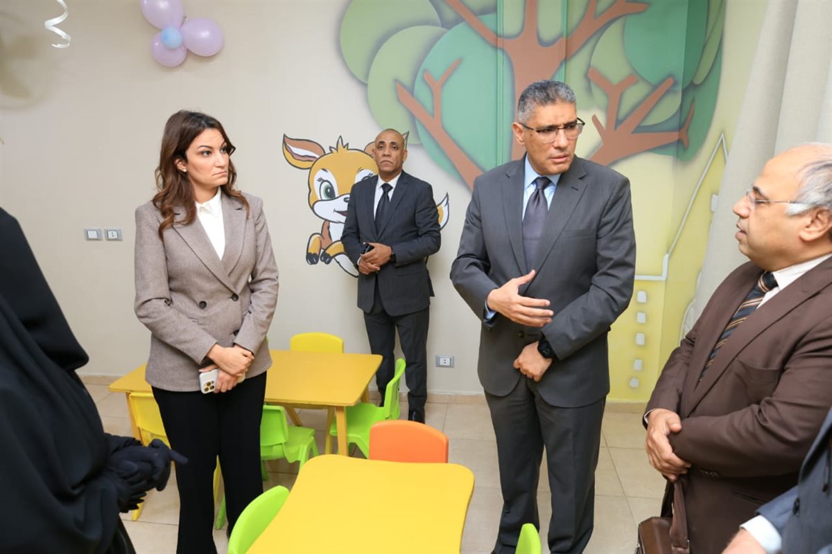 محافظ الجيزة يتفقد الاستعدادات النهائية قبل افتتاح المجمع الخدمي بمساكن روضة السودان