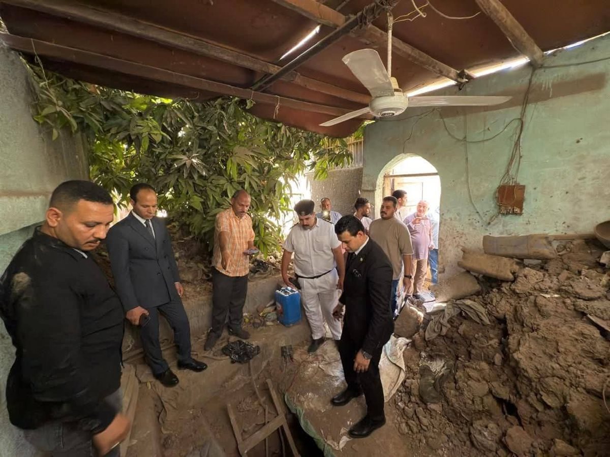 صور من مكان الواقعة في قنا