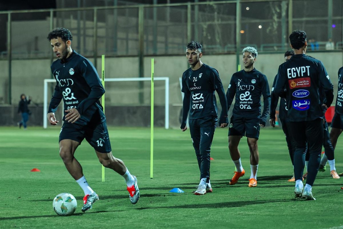 نتخب مصر يواصل تدريباته