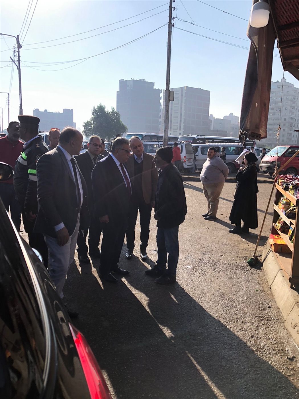 محافظ الدقهلية يجري جولة صباحية مفاجئة بموقف جديلة