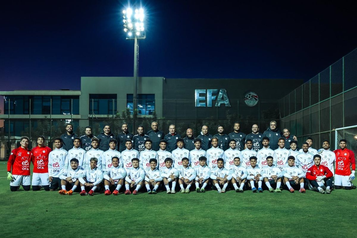 حسام حسن وإبراهيم حسن يزوران معسكر منتخب مصر مواليد 2007