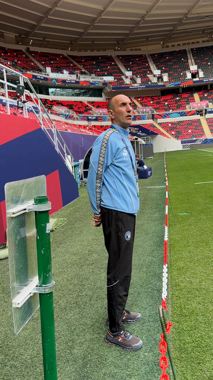 يورتشيتش يعاين استاد أحمد بن علي قبل مباراة بيراميدز وفلامنجو