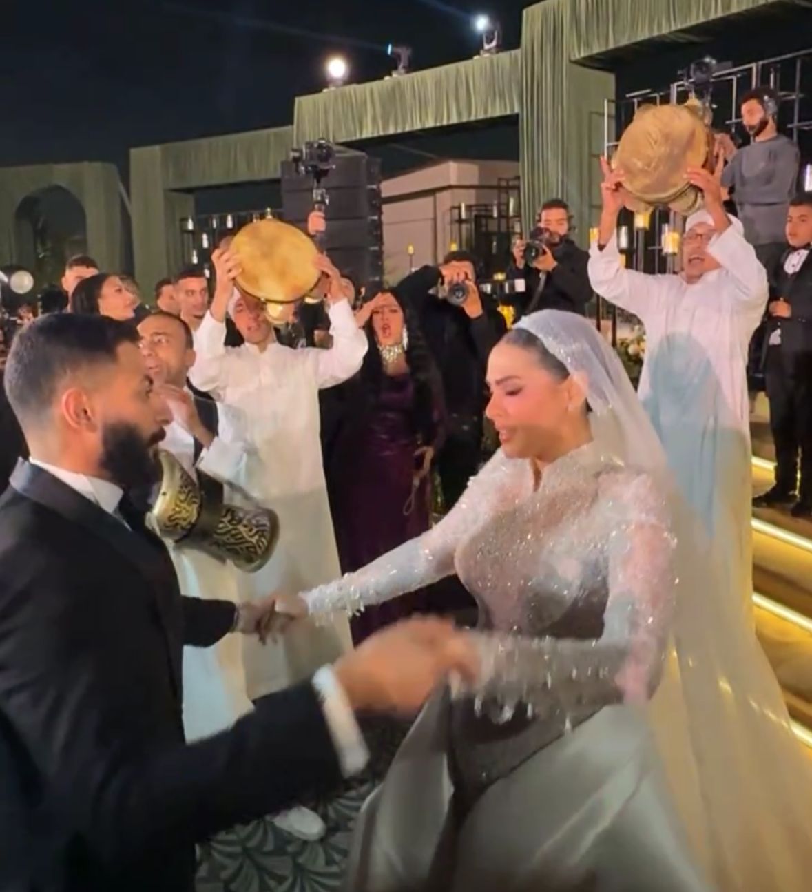 الصور الأولى من حفل زفاف ابنة الفنان محمد هنيدي