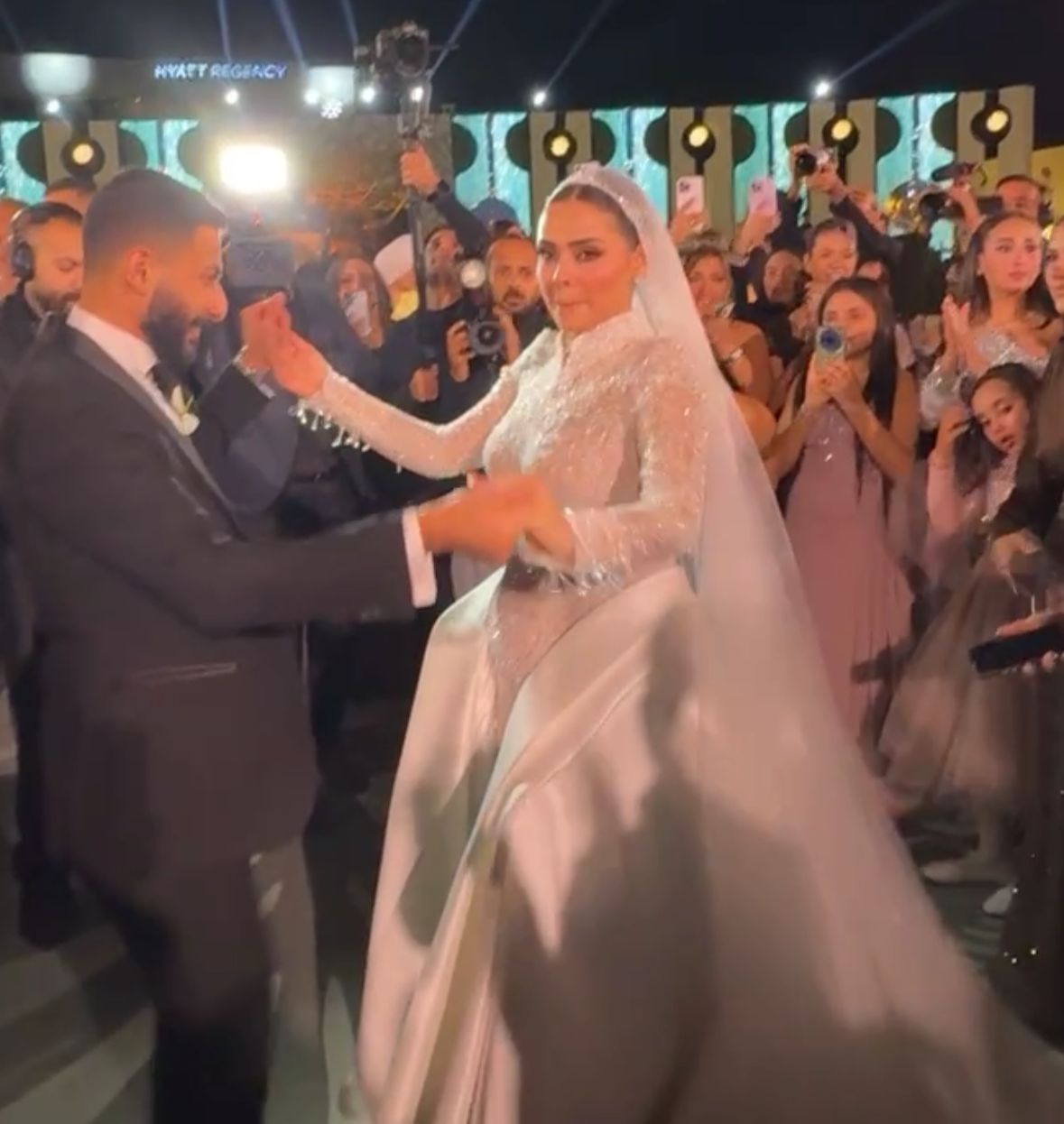 الصور الأولى من حفل زفاف ابنة الفنان محمد هنيدي