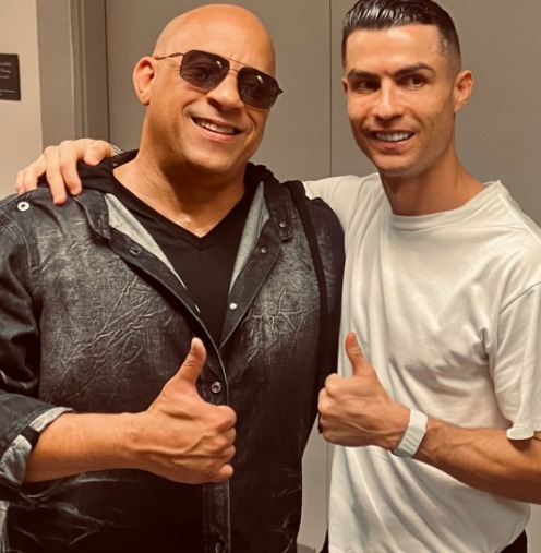 كريستيانو رونالدو وفان ديزل