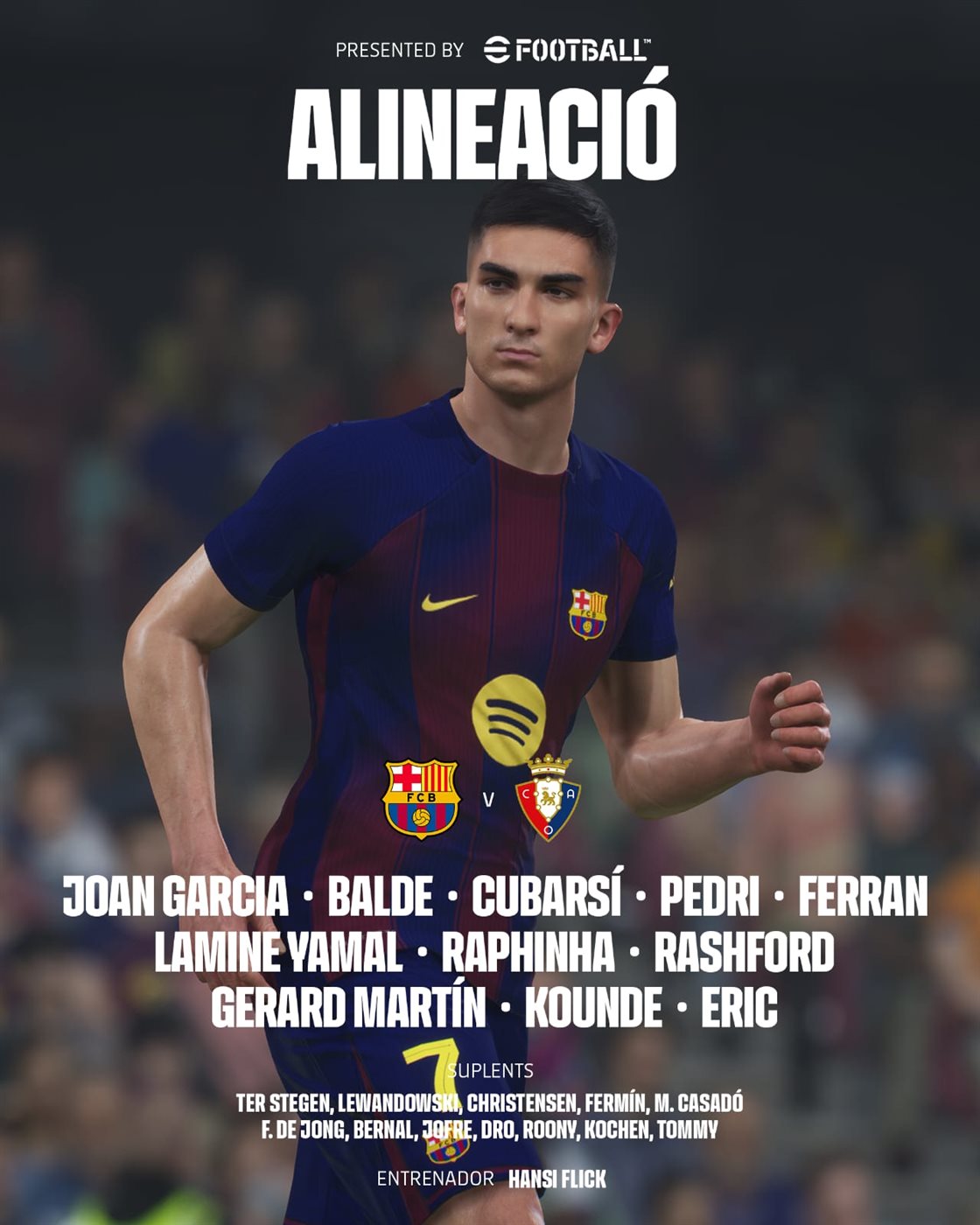 تشكيل برشلونة الرسمي