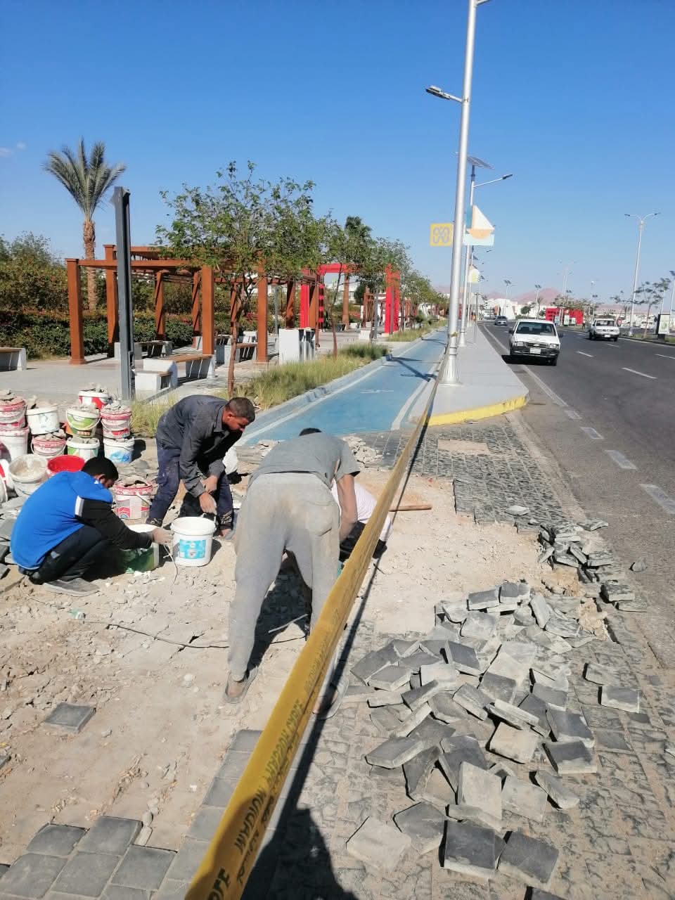 رفع الكفاءة بمرافق مدينة شرم الشيخ