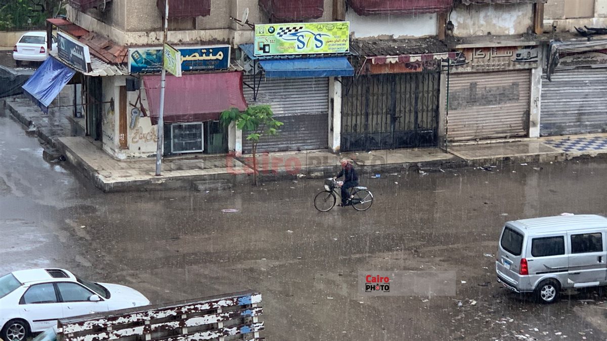 هطول أمطار ببورسعيد 