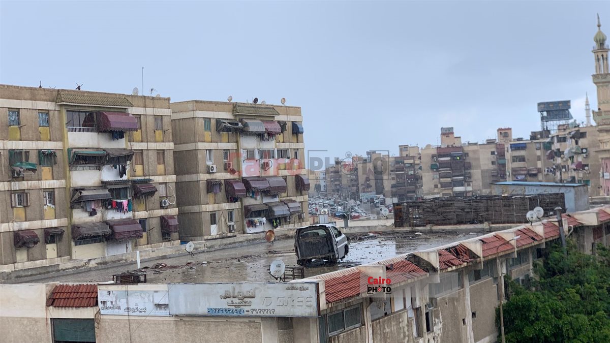 هطول أمطار ببورسعيد 