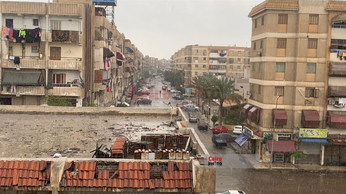 هطول أمطار ببورسعيد 