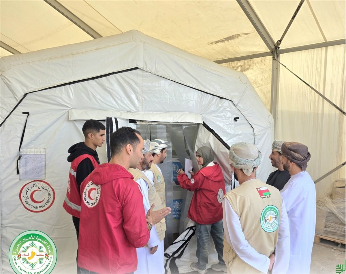 إدخال آلاف الخيام لقطاع غزة لإيواء المتضررين من الأمطار والبرد&nbsp;