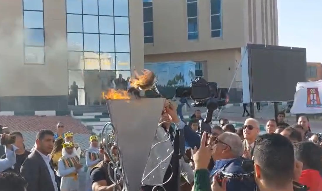 جانب من جولة وزير الشباب بالوادي الجديد