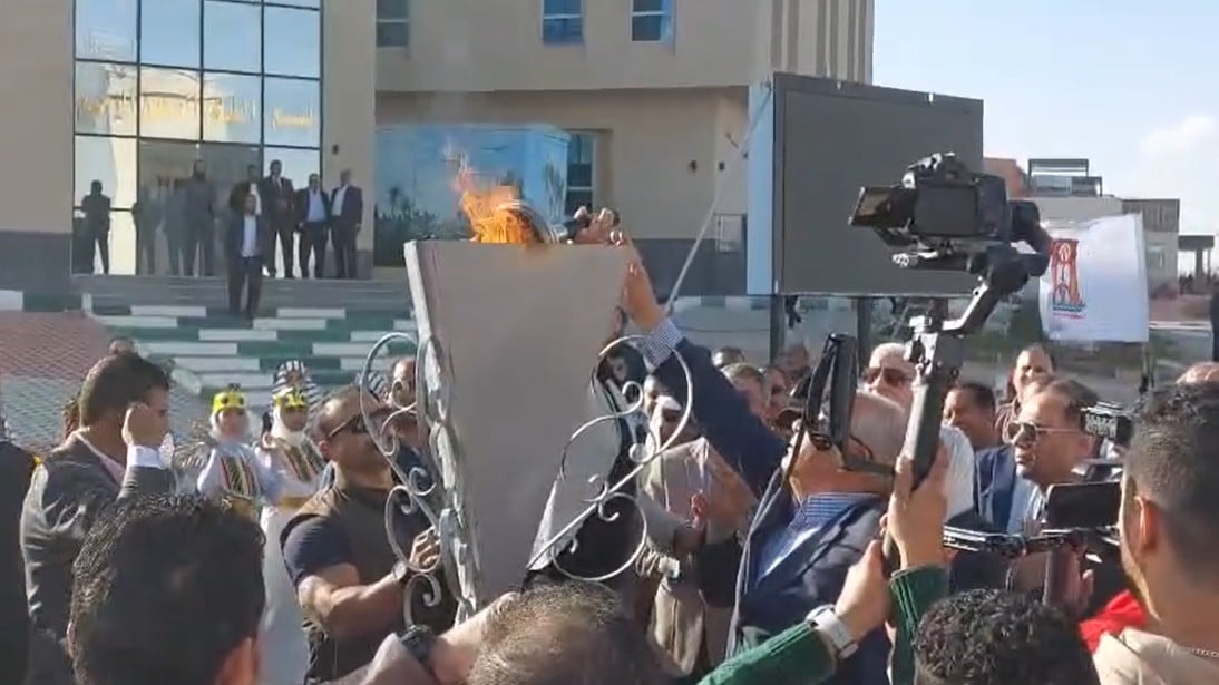 جانب من جولة وزير الشباب بالوادي الجديد