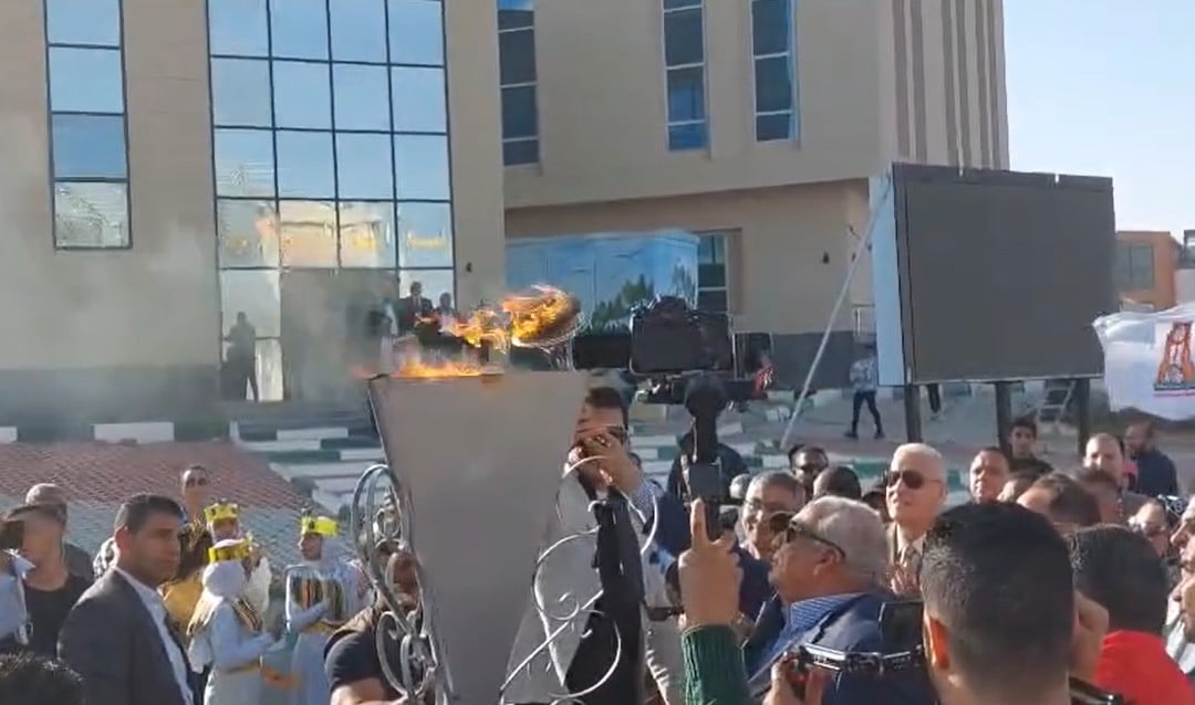 جانب من جولة وزير الشباب بالوادي الجديد