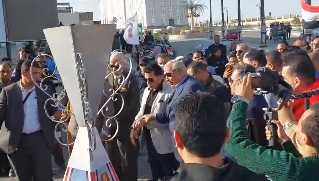 جانب من جولة وزير الشباب بالوادي الجديد