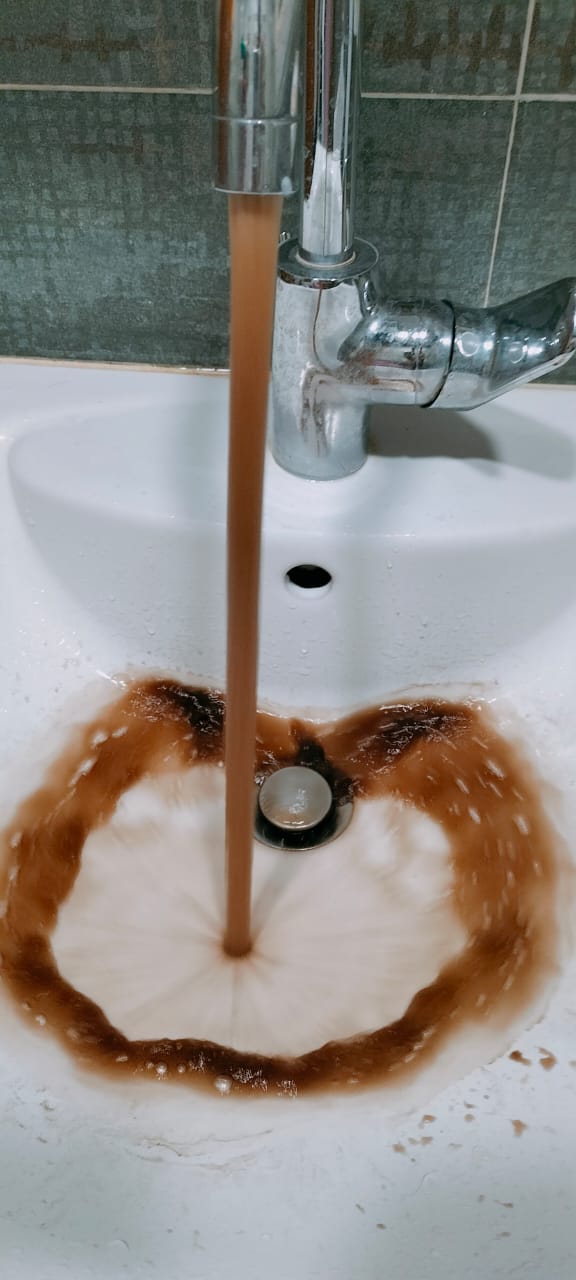 منظر المياة من الحنفية