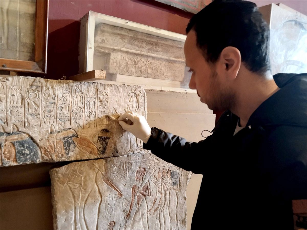 أعمال ترميم 5 قطع أثرية نادرة من الأسرة الـ 19