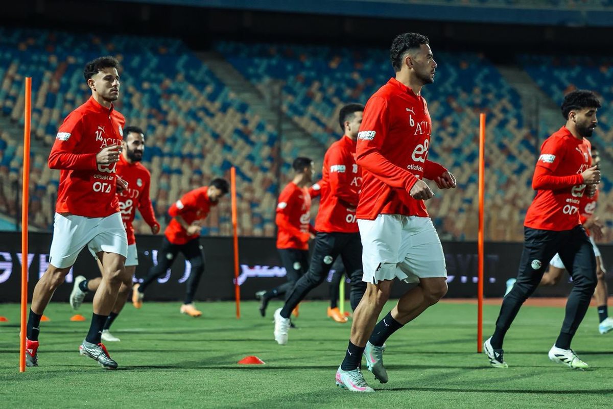 مران منتخب مصر قبل مباراة نيجيريا (3)