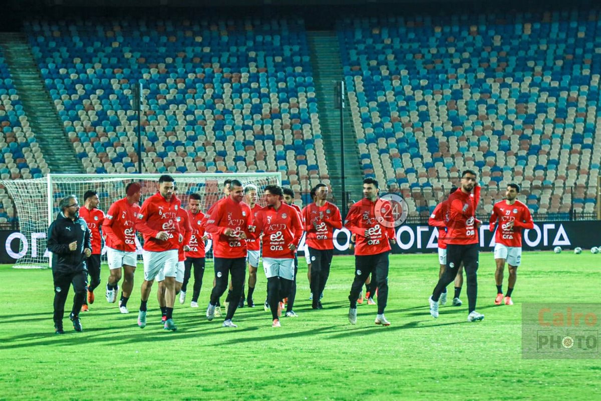 مران منتخب مصر اليوم قبل مباراة نيجيريا غدا