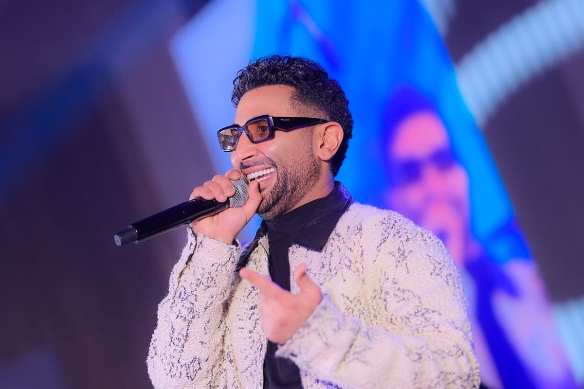 أحمد سعد في حفله الأخير بالتجمع