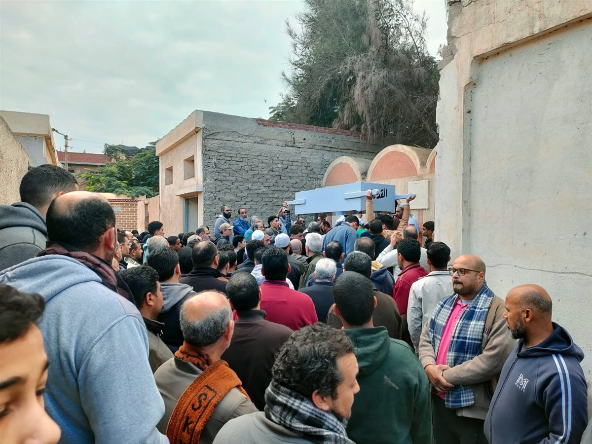 تشيع جثمان سيدة الخير بكفر الشيخ