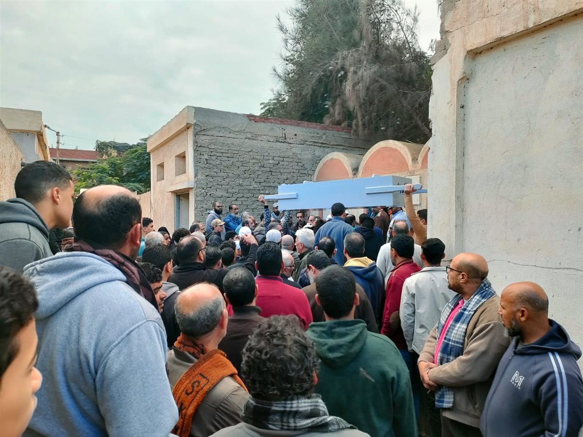 تشيع جثمان سيدة الخير بكفر الشيخ