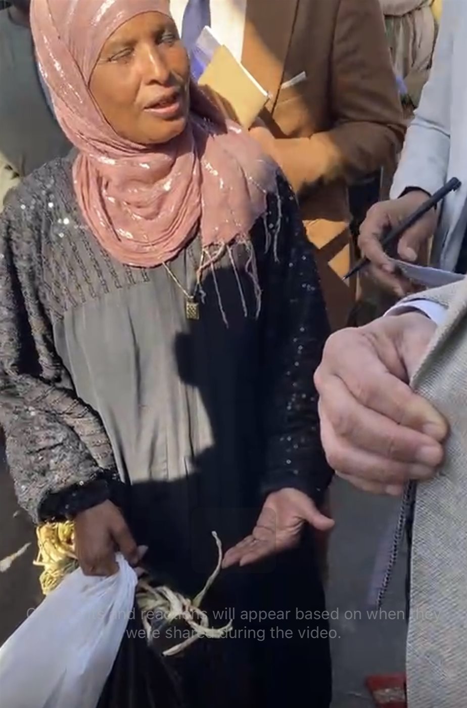 محافظ الأقصر وبائعة الثوم