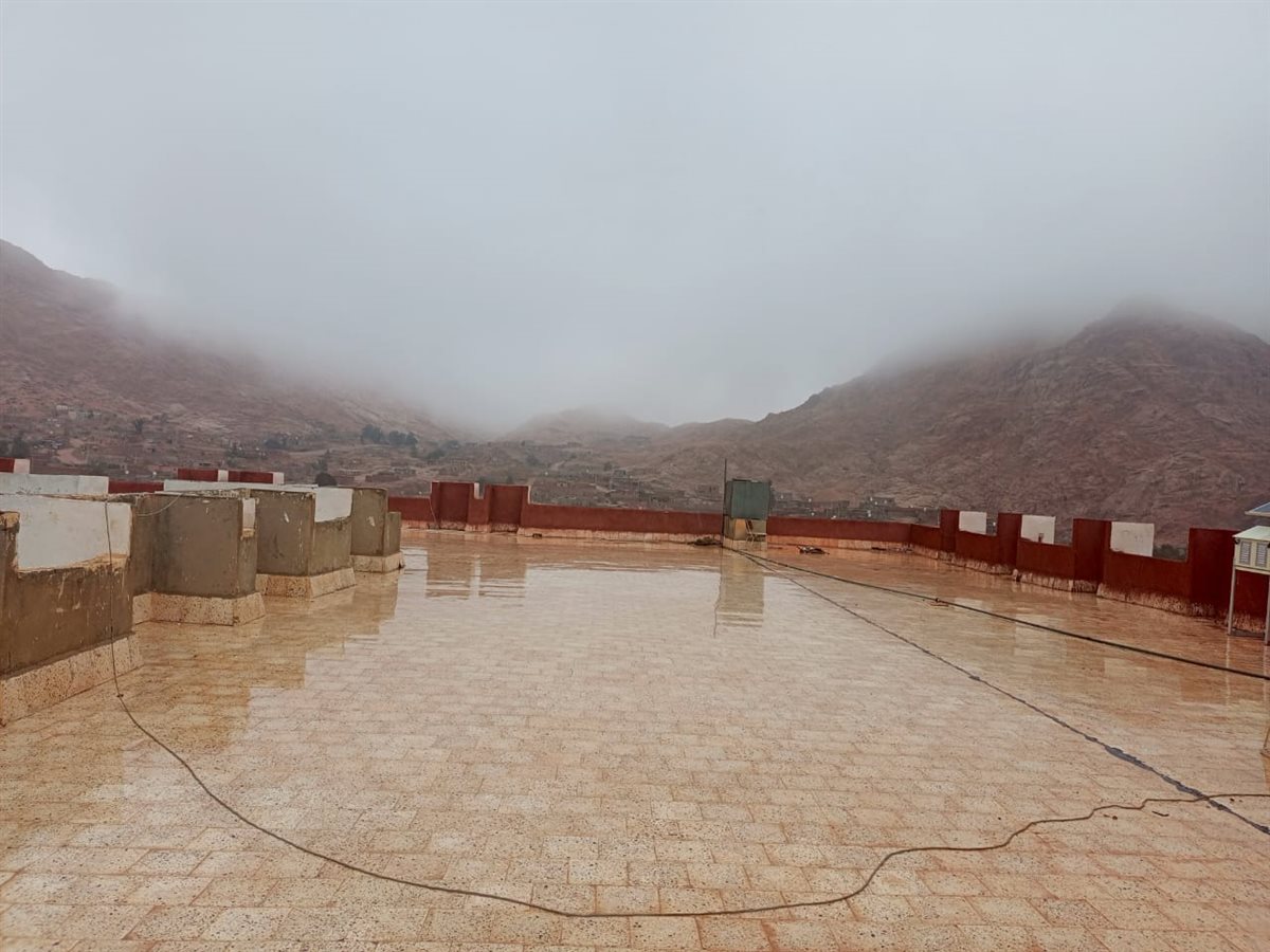 أمطار على سانت كاترين 