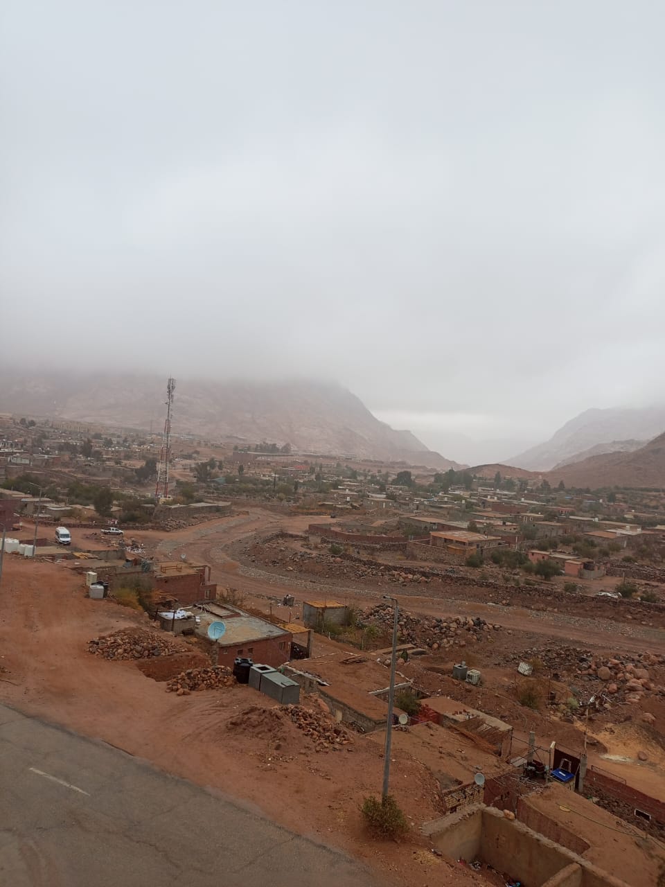 أمطار على سانت كاترين 