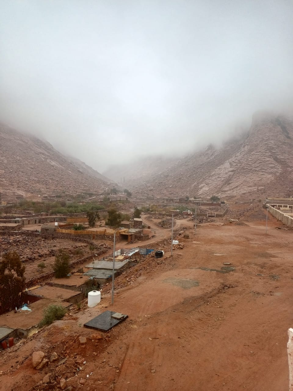 أمطار على سانت كاترين 