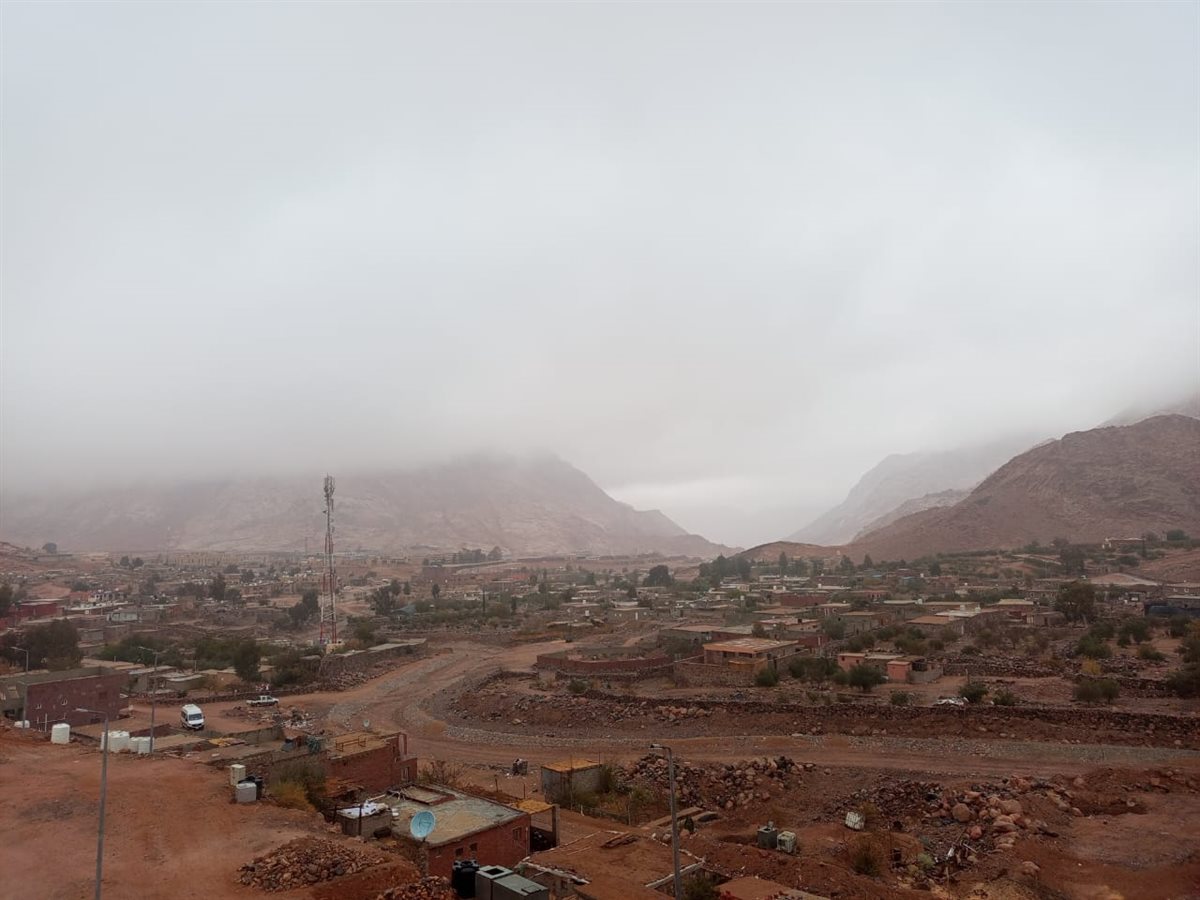 أمطار على سانت كاترين 