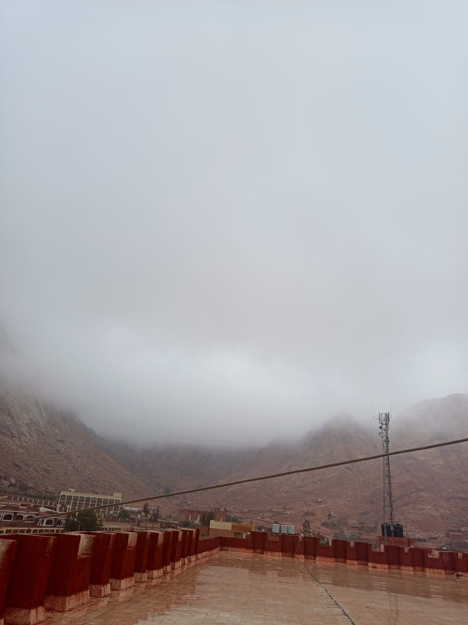 أمطار على سانت كاترين 