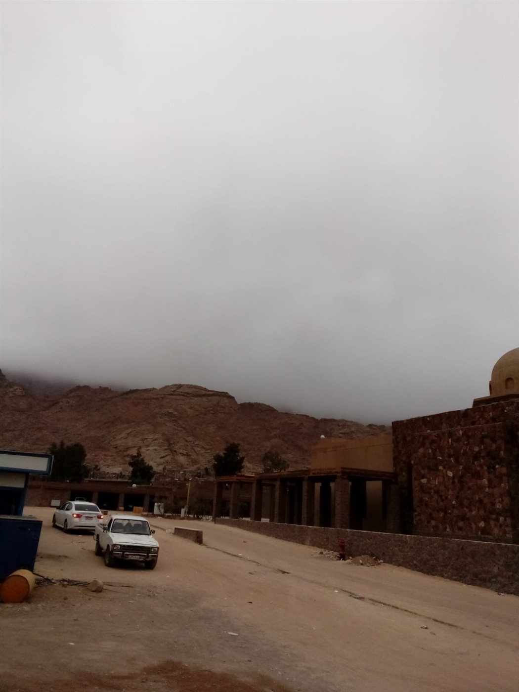 أمطار على سانت كاترين 